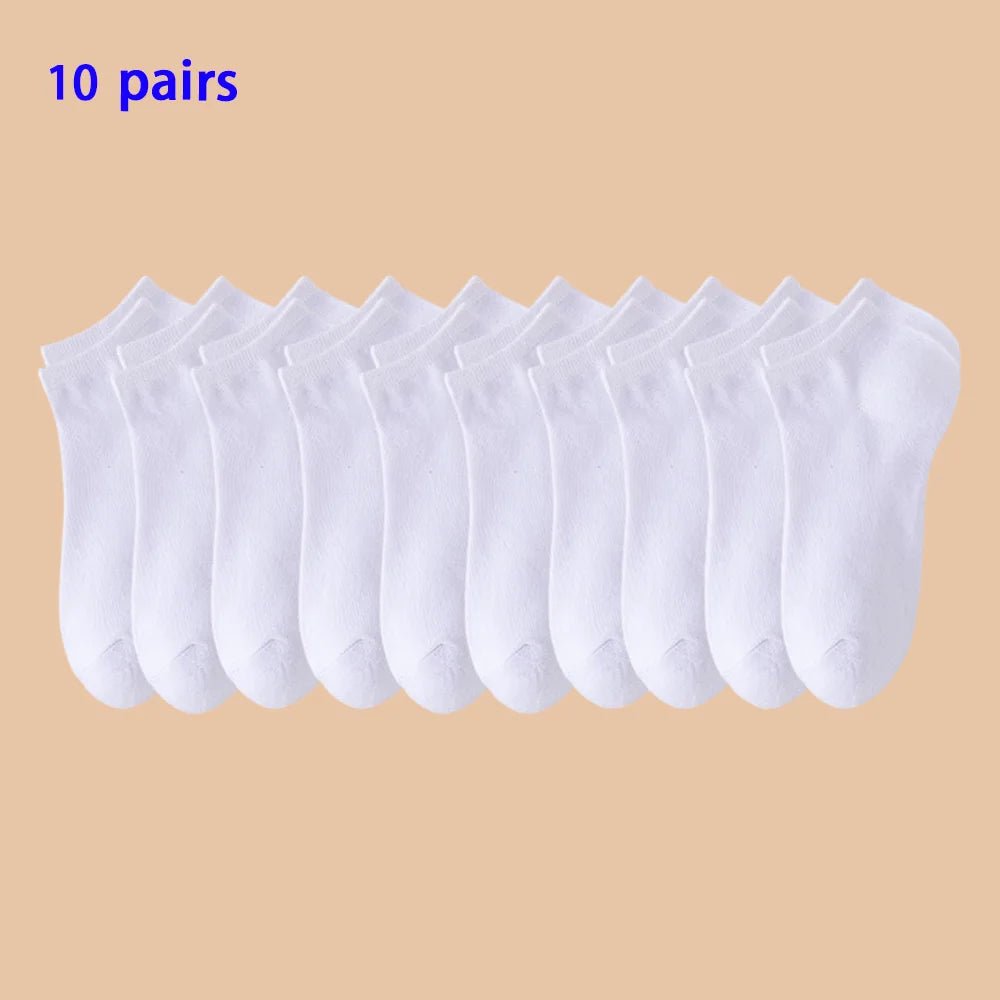10 Pairs of Women's/men's Boat Socks. - Derslash
