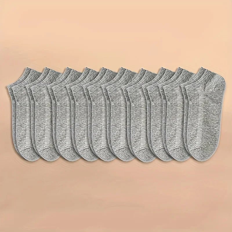 10/20/40 Pairs Soft Lightweight Low Cut Ankle Socks - Derslash