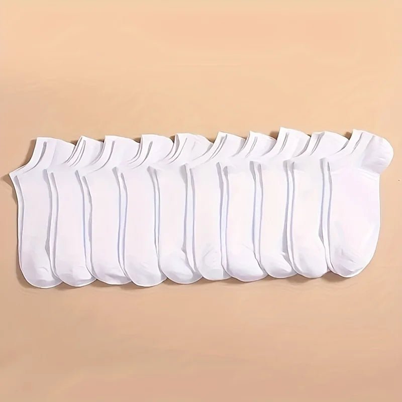 10/20/40 Pairs Soft Lightweight Low Cut Ankle Socks - Derslash