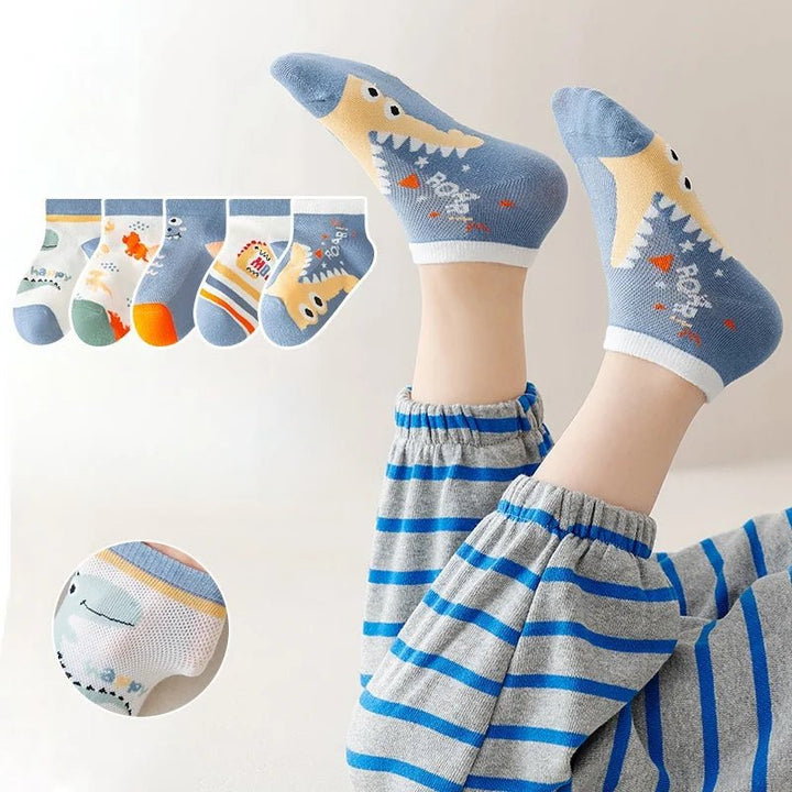10pairs Children's Socks with animal patterns - Derslash