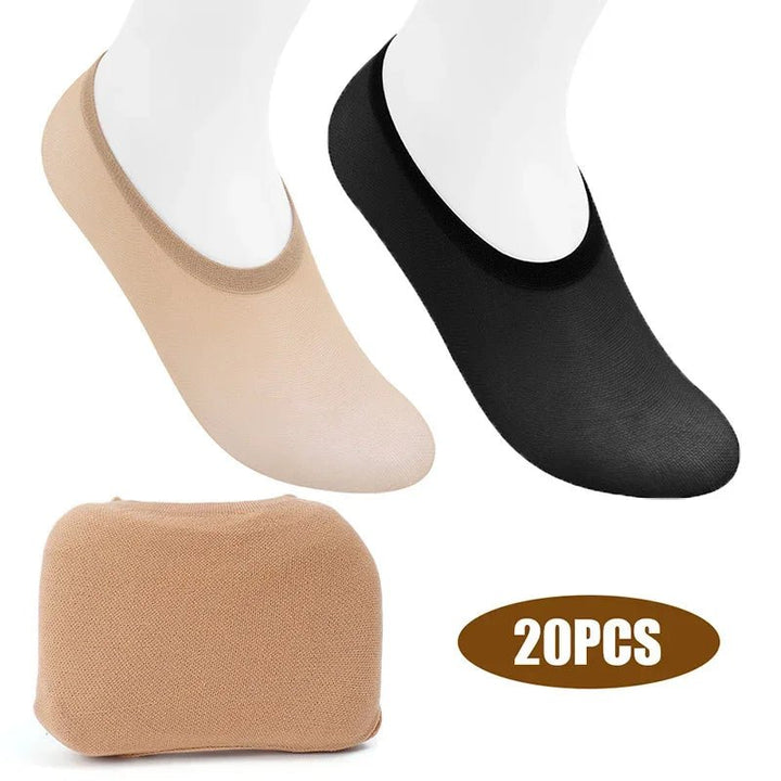 10Pairs Women Summer Transparent Socks - Derslash