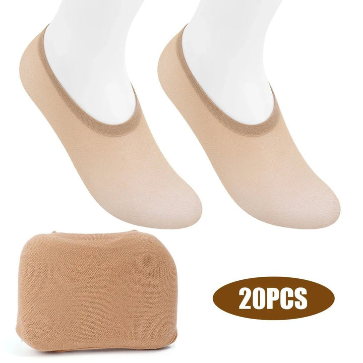 10Pairs Women Summer Transparent Socks - Derslash