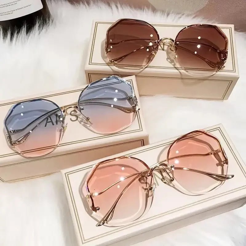 2024 Luxury Round Gradient Sunglasses - Derslash