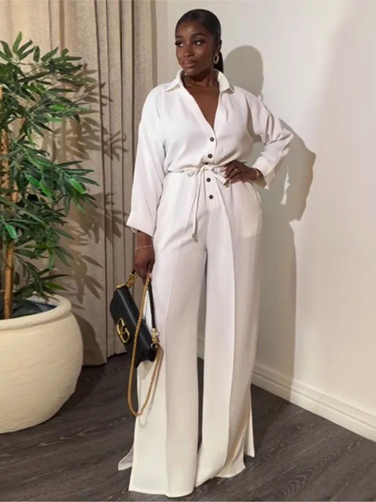 2024 Spring Collection Solid Color Collar Jacket with Buckle Waist Strap - Derslash
