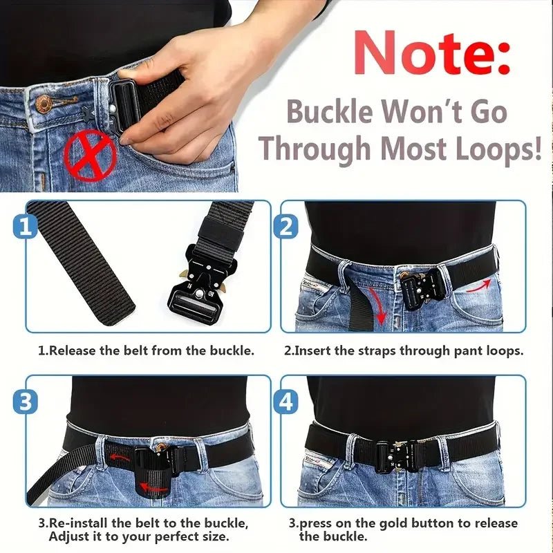 2pcs Versatile Unisex Tactical Belts - Derslash