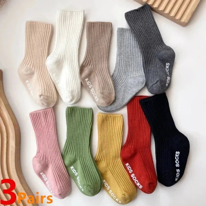 3Pairs/Lot Baby Socks - Derslash
