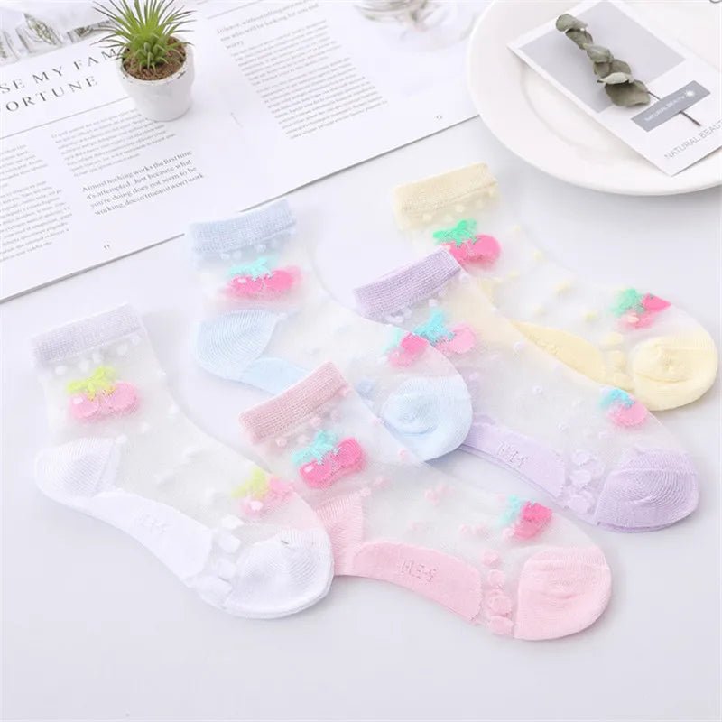 5 Pairs/Lot Girls Socks - Derslash