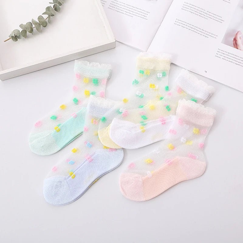 5 Pairs/Lot Girls Socks - Derslash