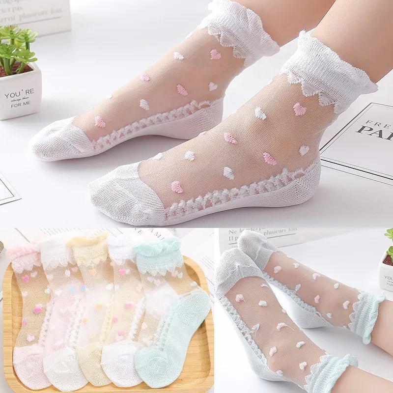 5 Pairs/Lot Girls Socks - Derslash