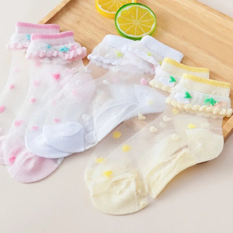 5 Pairs/Lot Girls Socks - Derslash