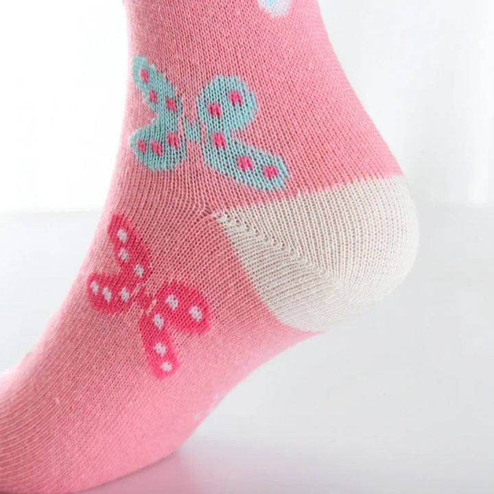 5 Pairs/Lot Spring Autumn High Quality Girls Socks - Derslash