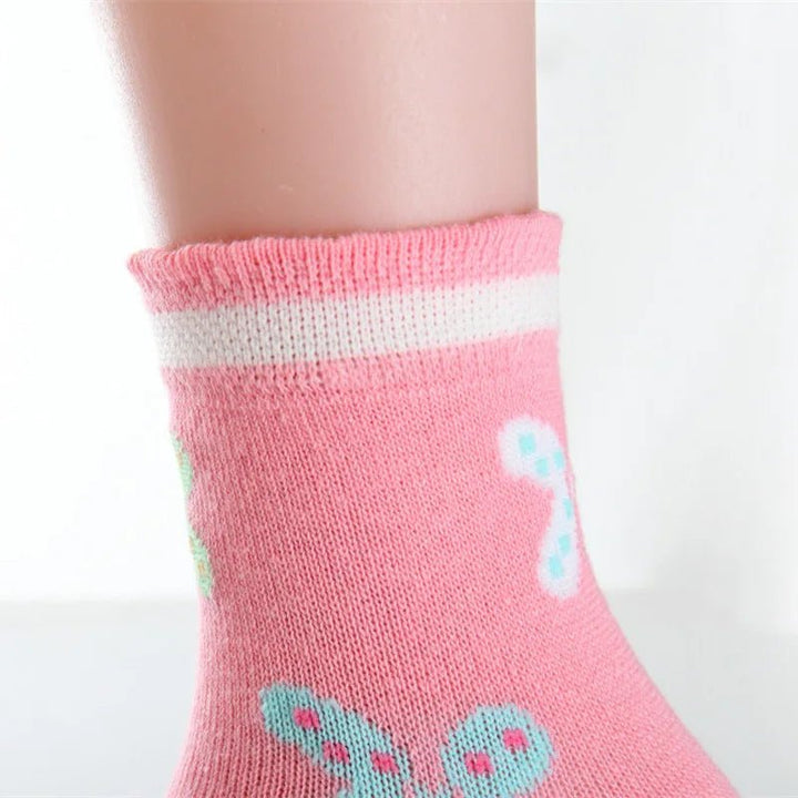 5 Pairs/Lot Spring Autumn High Quality Girls Socks - Derslash