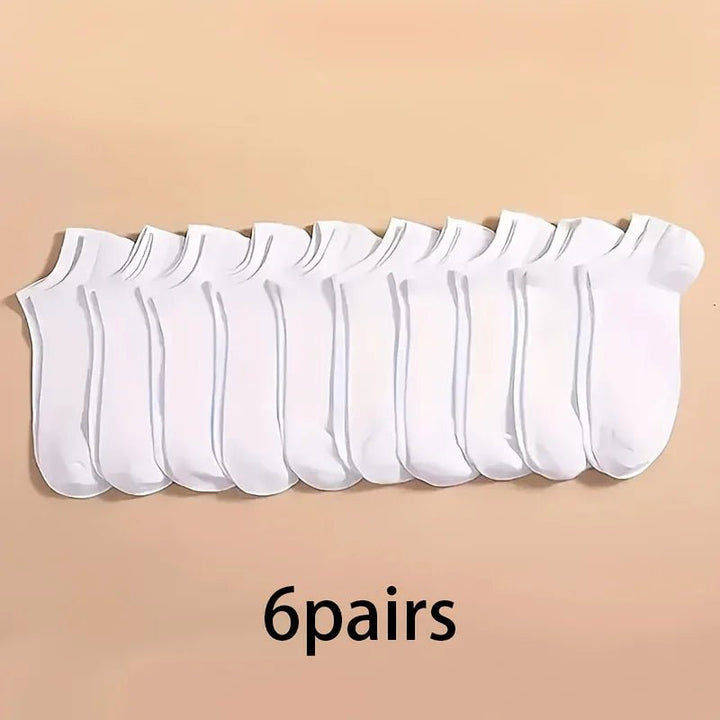 5/16/12 Pairs Of Solid Color Low - cut Socks - Derslash