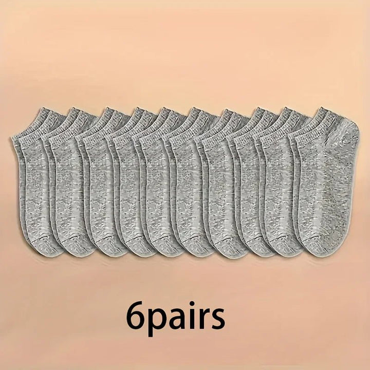 5/16/12 Pairs Of Solid Color Low - cut Socks - Derslash