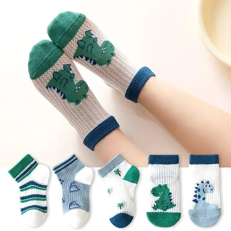 5Pairs Kids Socks Summer socks - Derslash
