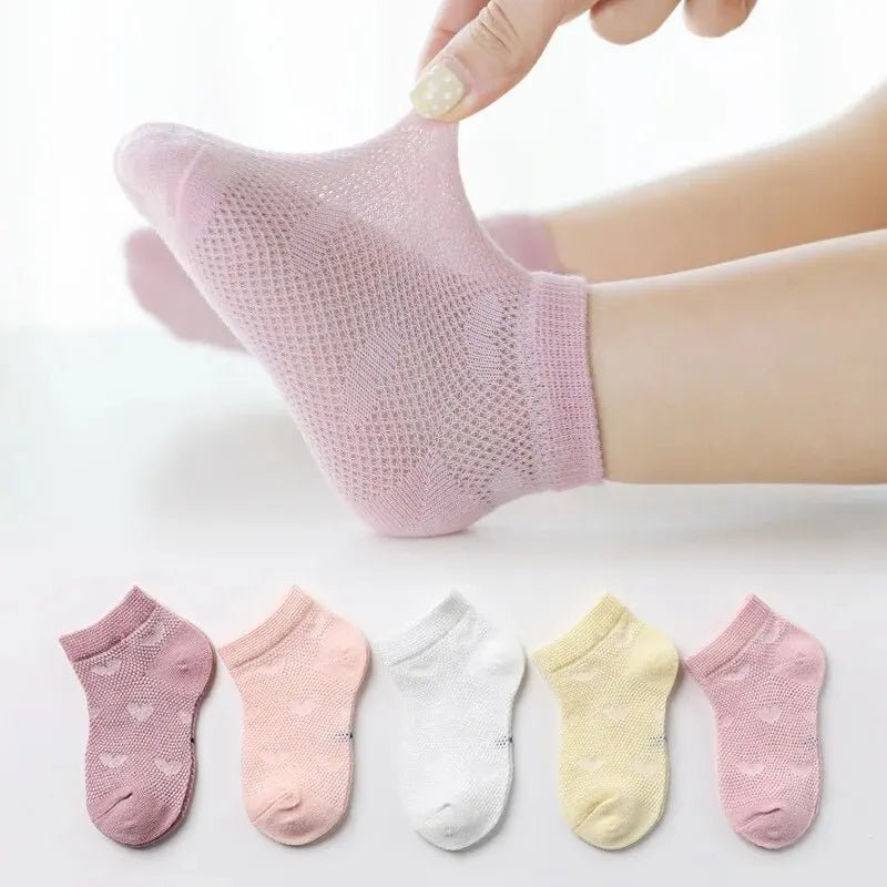 5Pairs Kids Socks Summer socks - Derslash