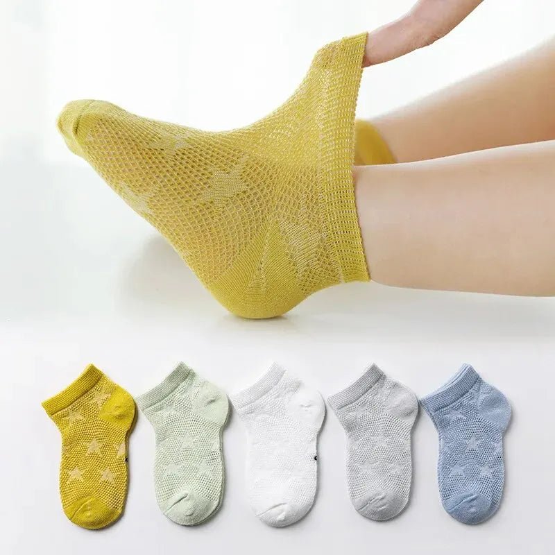 5Pairs Kids Socks Summer socks - Derslash