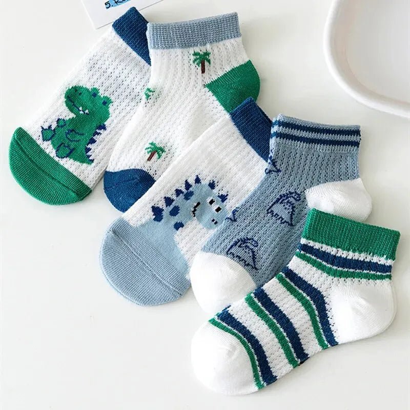 5Pairs Kids Socks Summer socks - Derslash