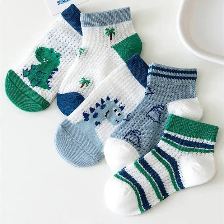 5Pairs Kids Socks Summer socks - Derslash