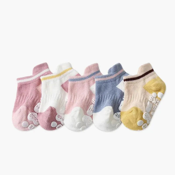 5Pairs/Lot Baby Anti Slip Socks - Derslash