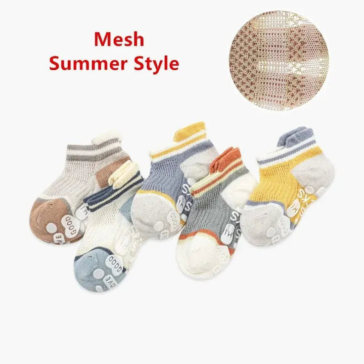 5Pairs/Lot Baby Anti Slip Socks - Derslash