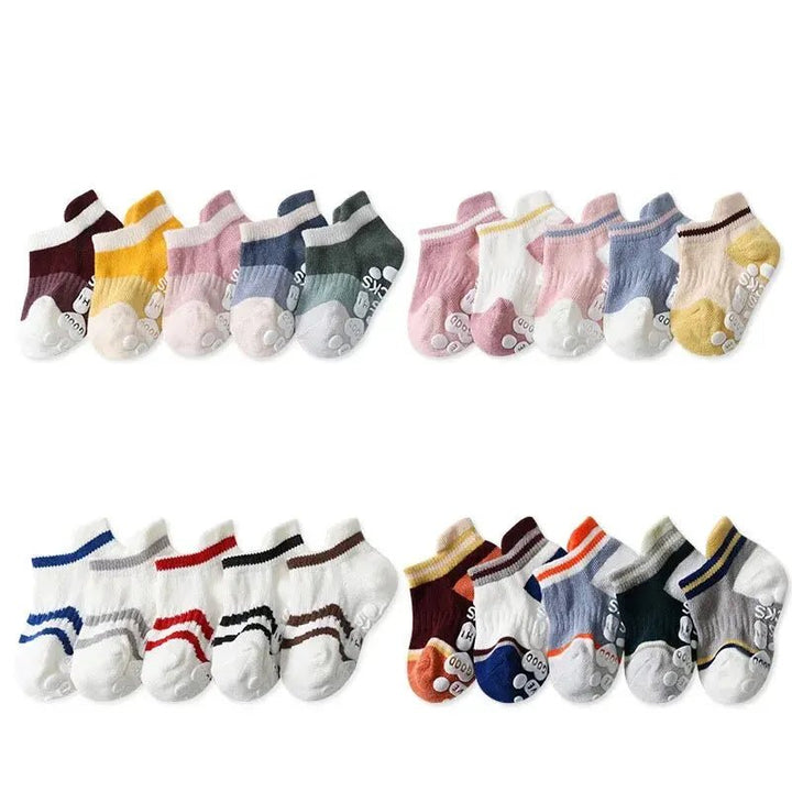 5Pairs/Lot Baby Anti Slip Socks - Derslash