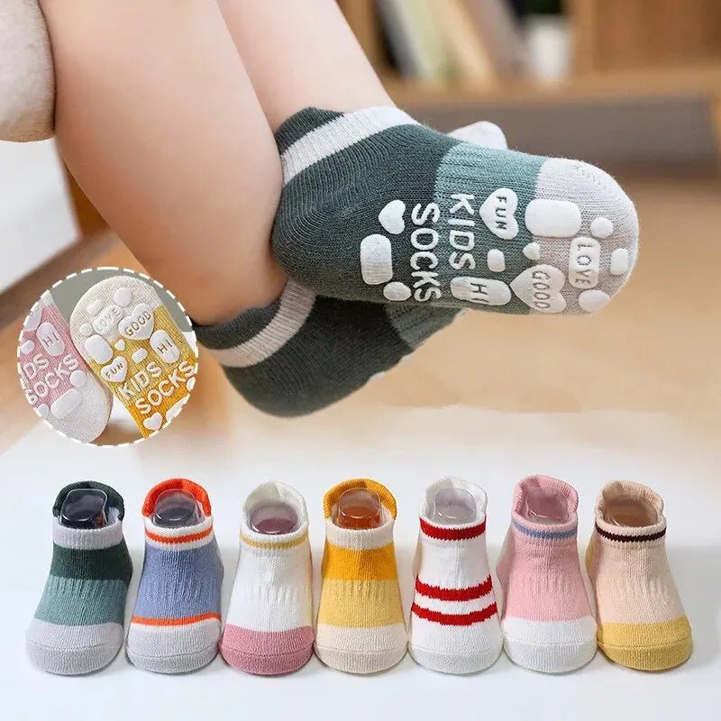 5Pairs/Lot Baby Anti Slip Socks - Derslash