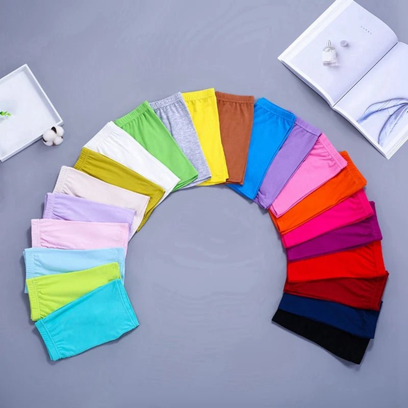 6Pcs/Set Candy Color Cotton Girls Short - Derslash