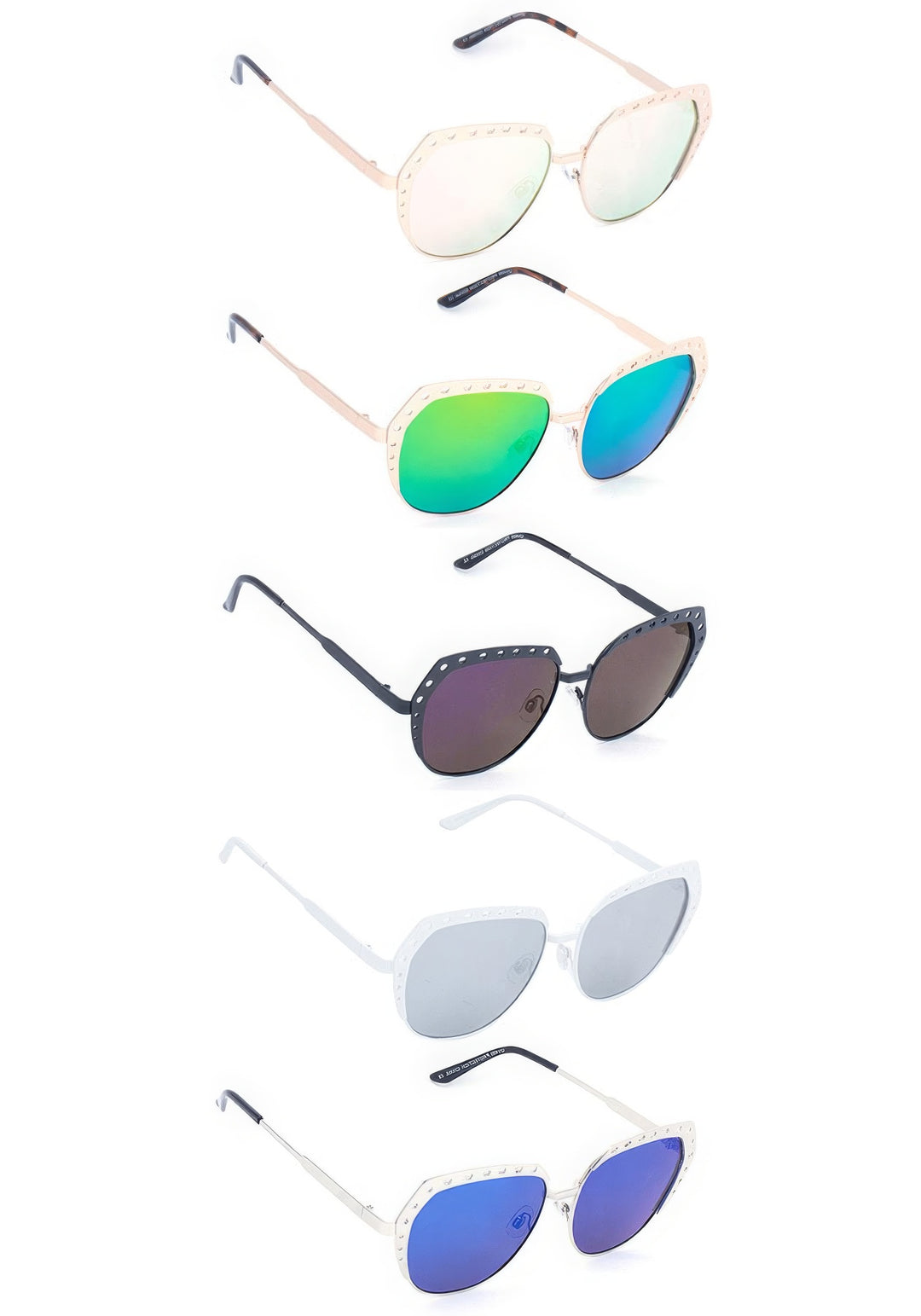 Modische runde Sonnenbrille