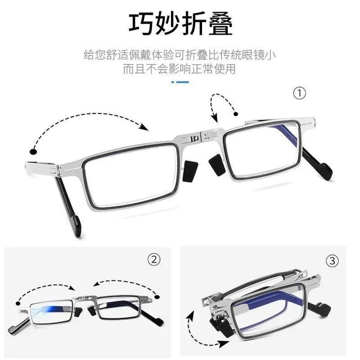 Anti - Blue Light Blocking Folding Reading Glasses - Derslash