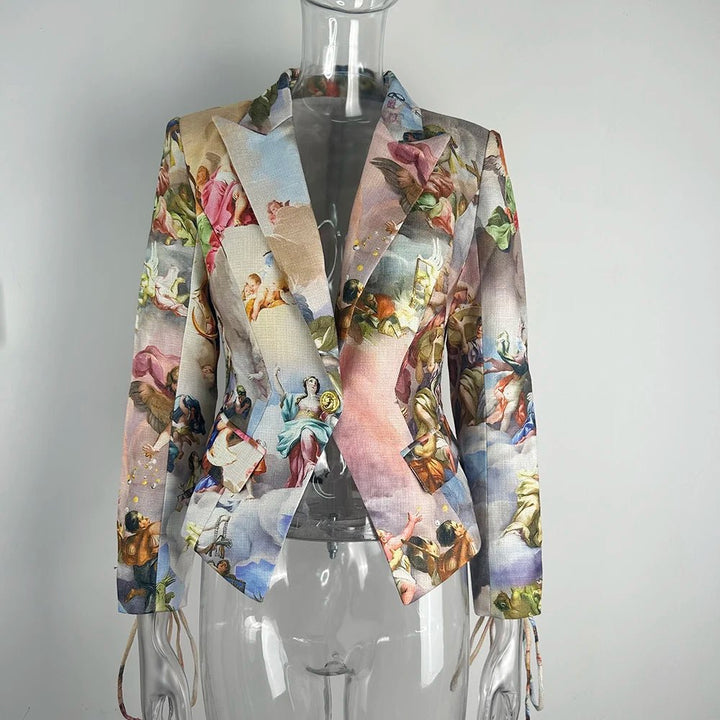 Autumn Collection Italian Vintage Lace - up Jackets - Derslash