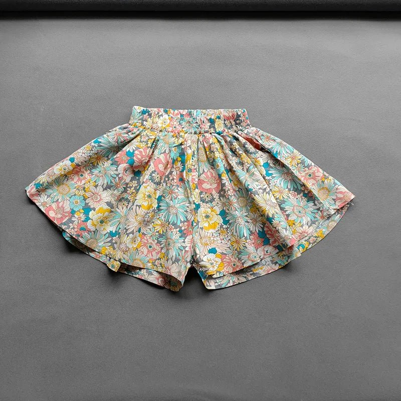 Baby Girls Flower Shorts - Derslash