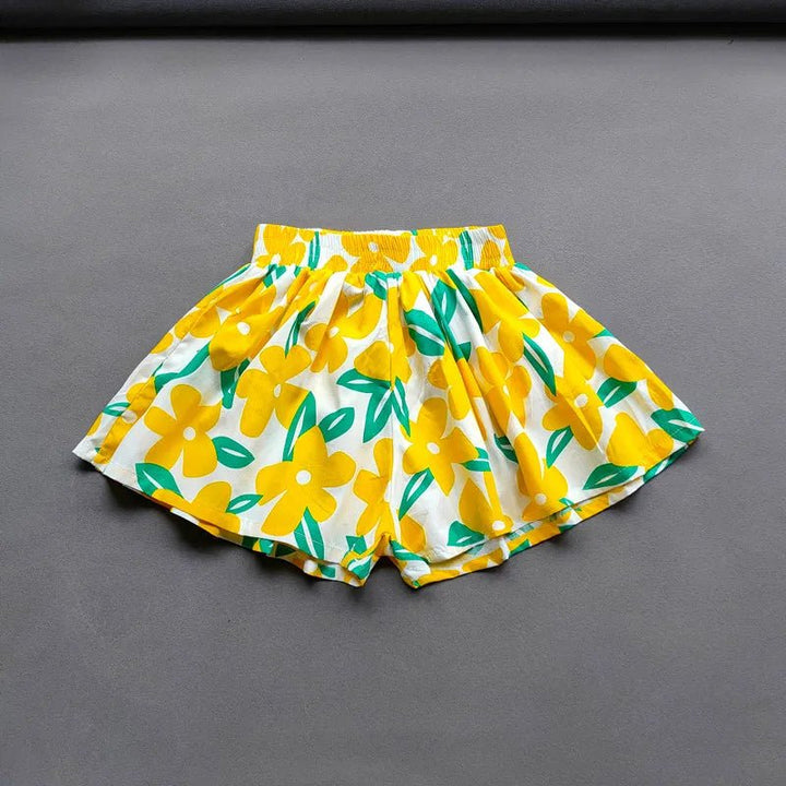 Baby Girls Flower Shorts - Derslash