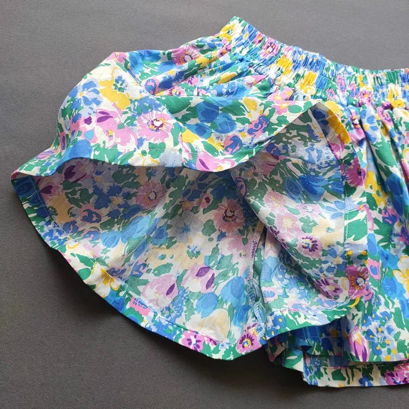 Baby Girls Flower Shorts - Derslash