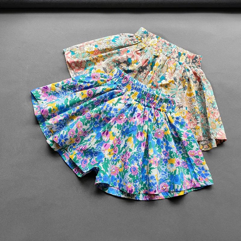 Baby Girls Flower Shorts - Derslash