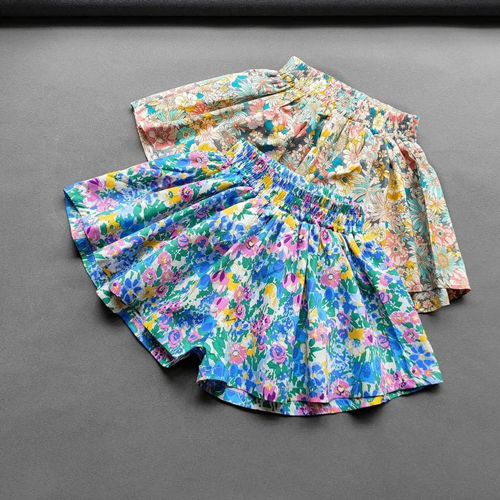 Baby Girls Flower Shorts - Derslash