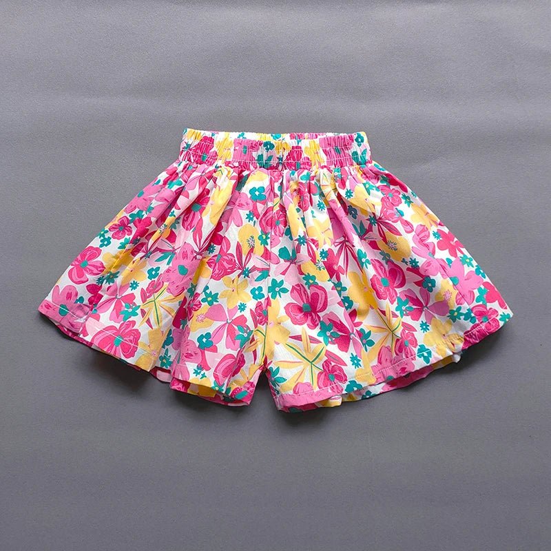 Baby Girls Flower Shorts - Derslash