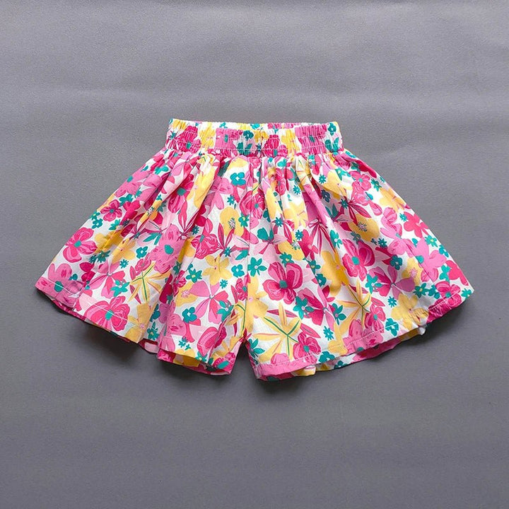 Baby Girls Flower Shorts - Derslash