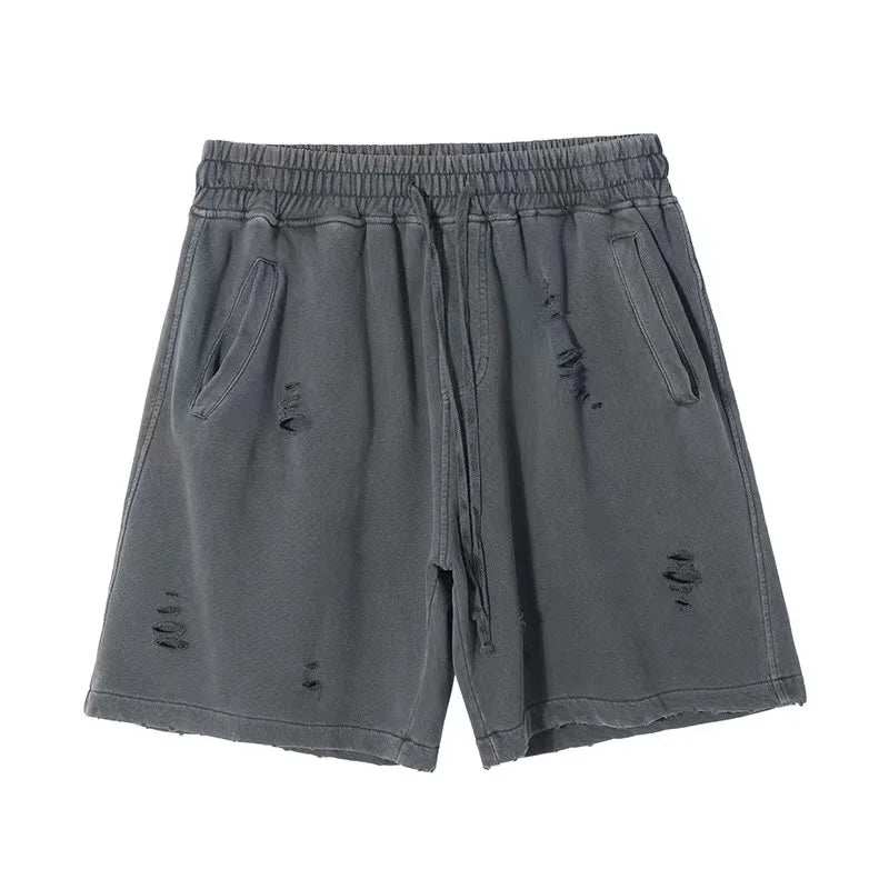 Baggy,worn out style shorts for Men - Derslash