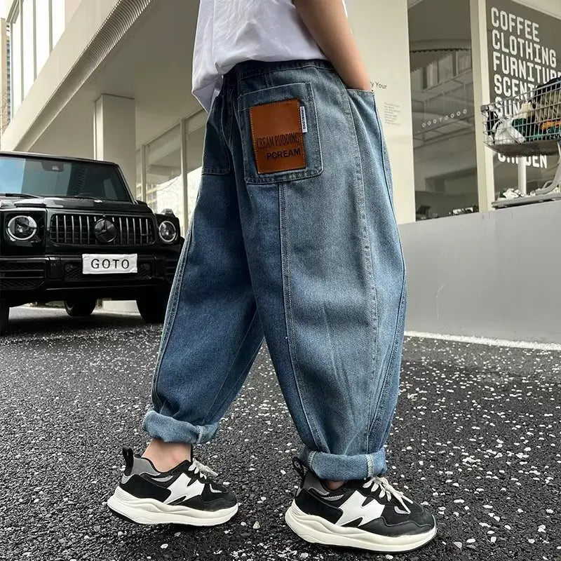 Big Boys' Jeans: Baggy Summer Pants for Kids - Derslash