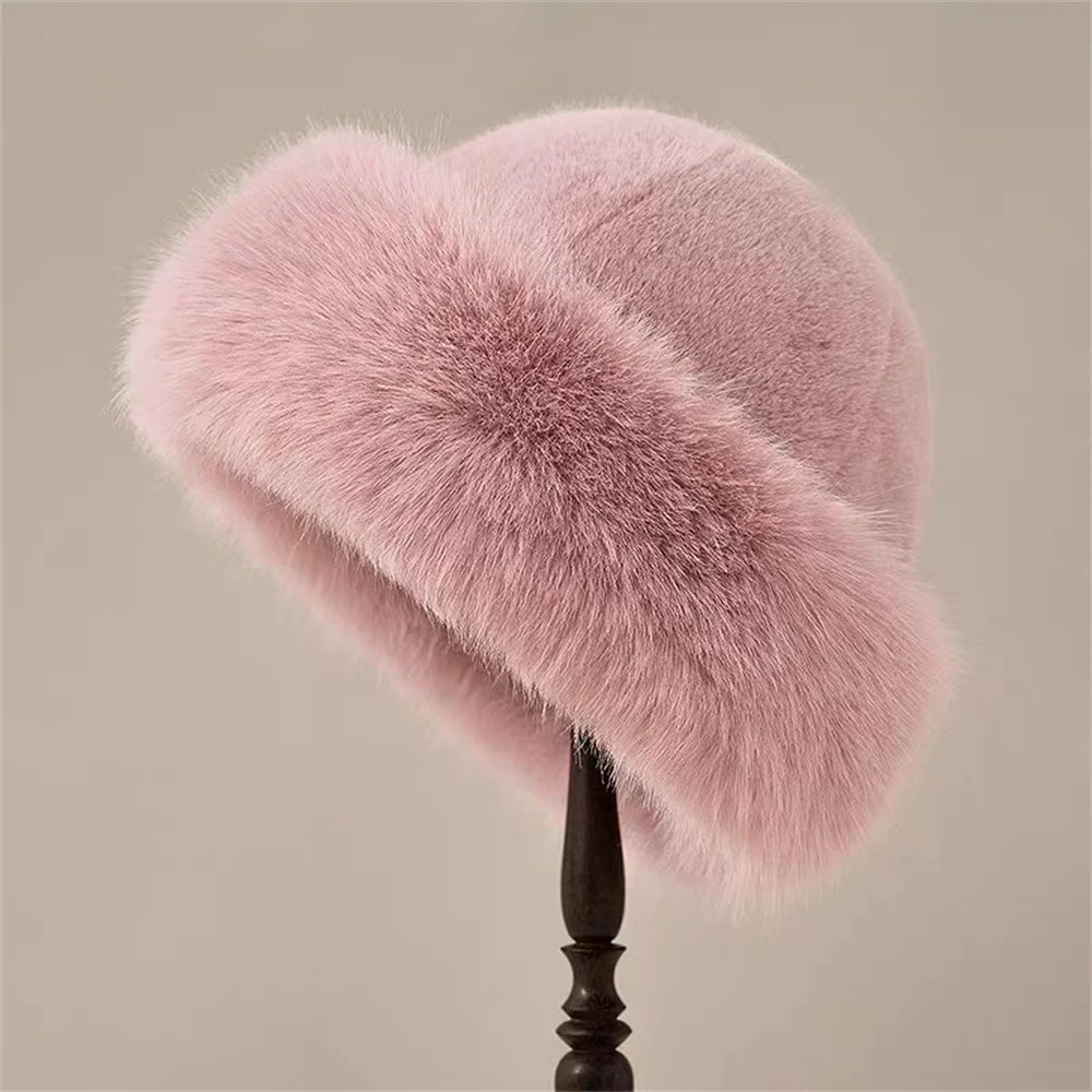 Big Fluffy Bucket Hat for Women - Derslash