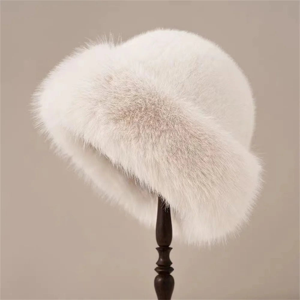 Big Fluffy Bucket Hat for Women - Derslash