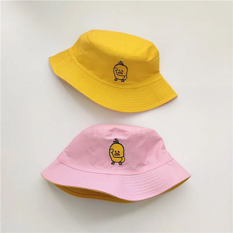 Black Yellow Duck Unisex Bucket Hats - Derslash