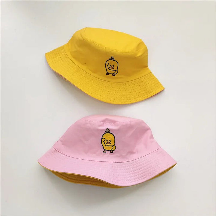 Black Yellow Duck Unisex Bucket Hats - Derslash