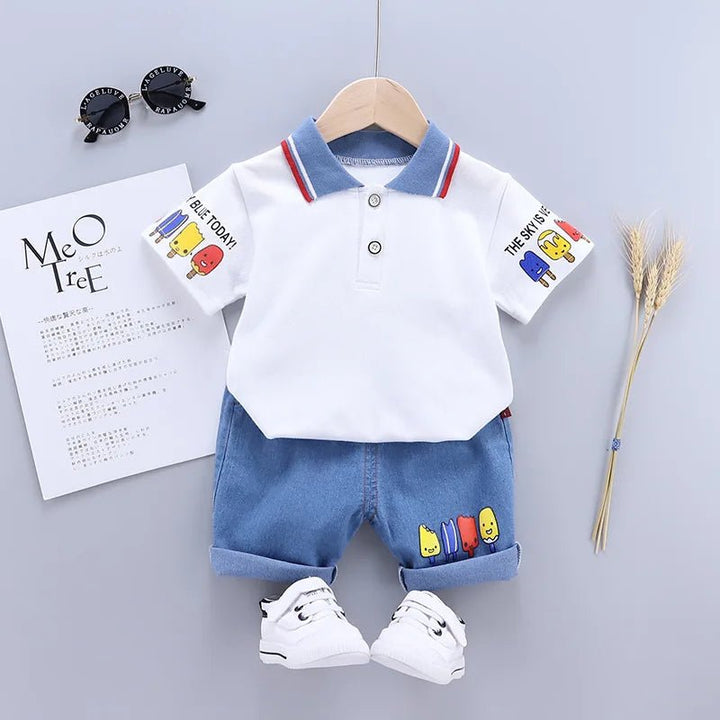 Boy Clothes Set T - shirt+Shorts - Derslash