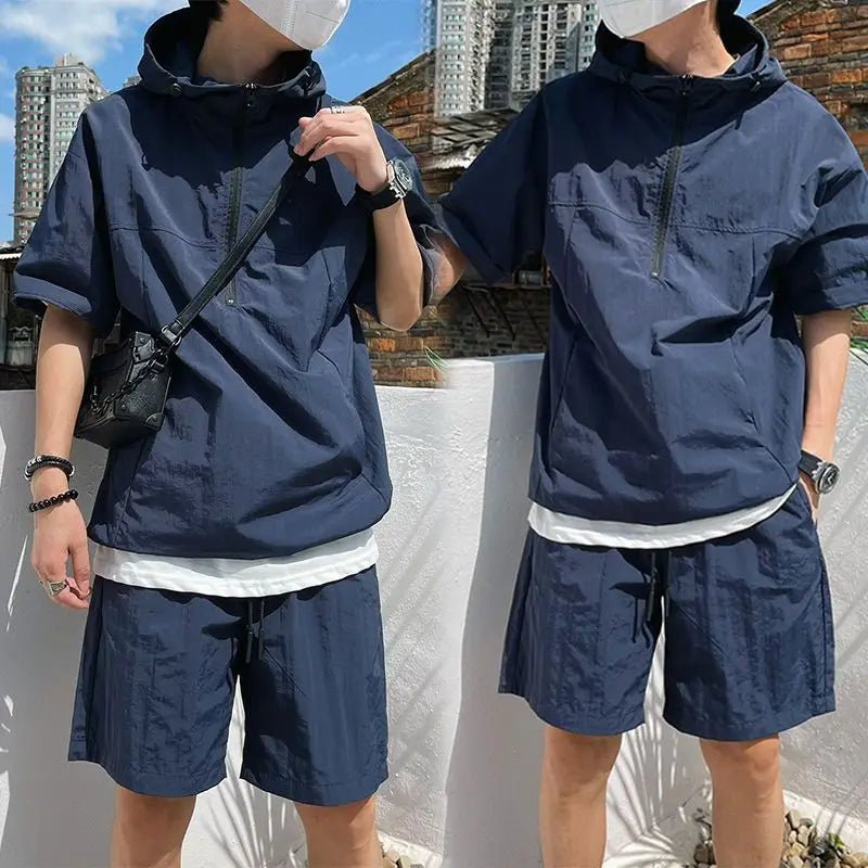 Cargo Style T - shirt + T - shorts - Derslash