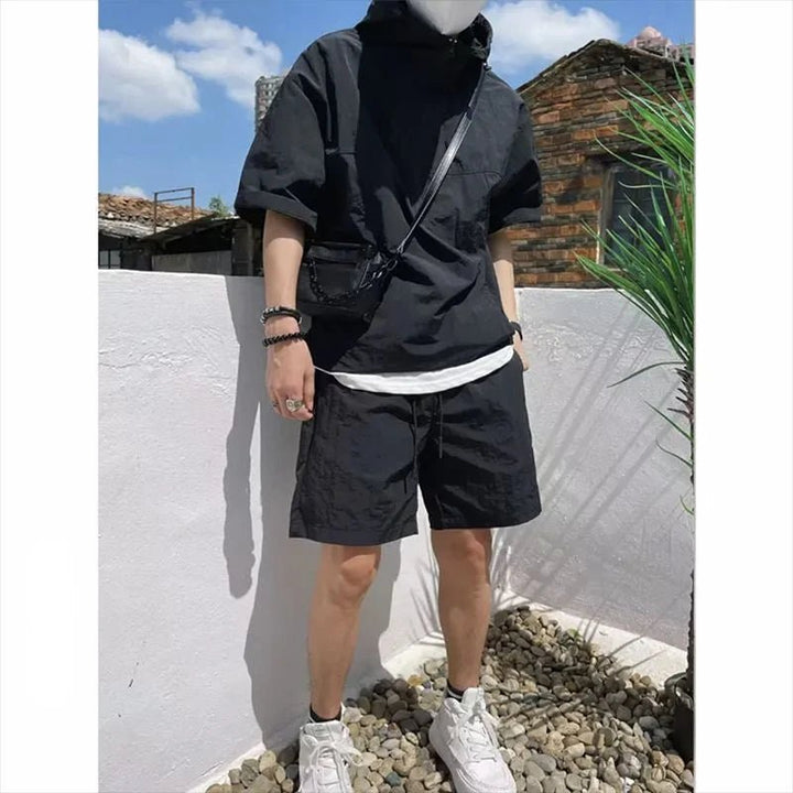 Cargo Style T - shirt + T - shorts - Derslash