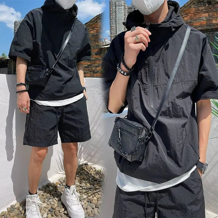 Cargo Style T - shirt + T - shorts - Derslash