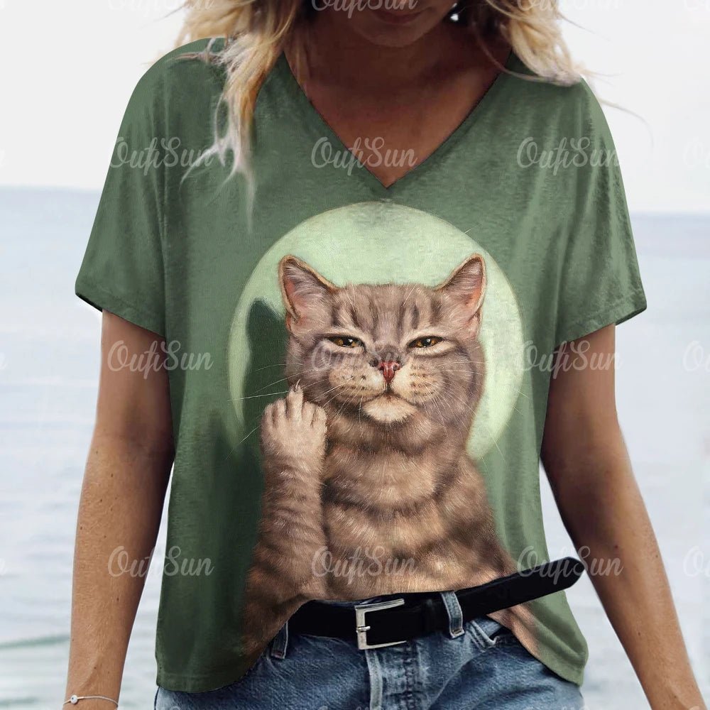 Cat Design T - shirts - Derslash