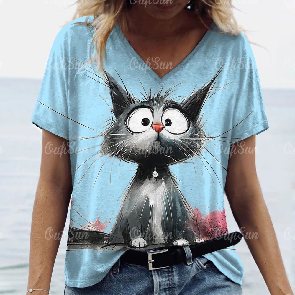 Cat Design T - shirts - Derslash